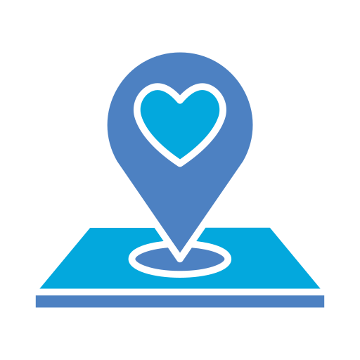 lugar de la boda icono gratis