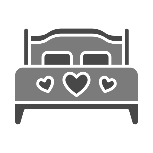 cama doble icono gratis