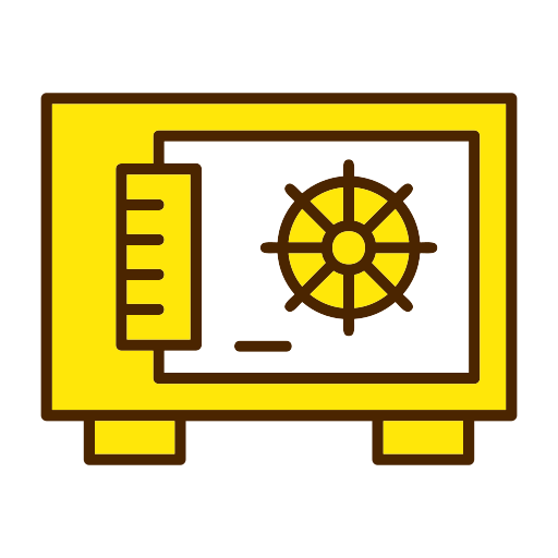 caja de seguridad icono gratis