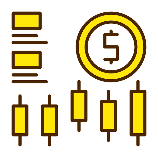 bolsa de valores icono gratis