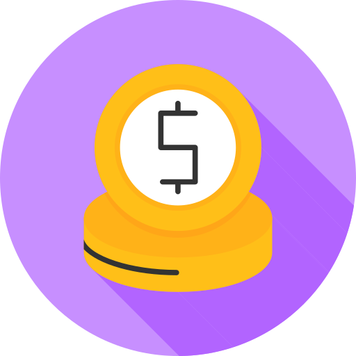 monedas icono gratis