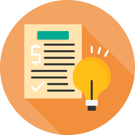 금융 지식 무료 아이콘