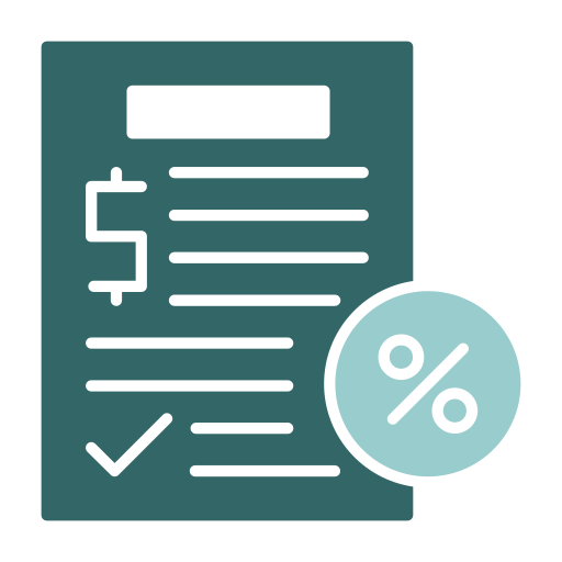 impuestos icono gratis