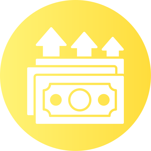 ganancia de capital icono gratis