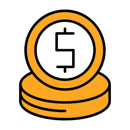 monedas icono gratis