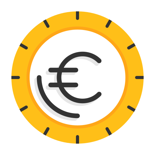 euro icono gratis