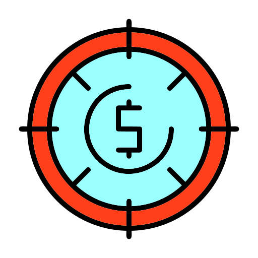 objectifs financiers Icône gratuit objectifs financiers Icône gratuit