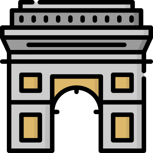 arco del triunfo icono gratis