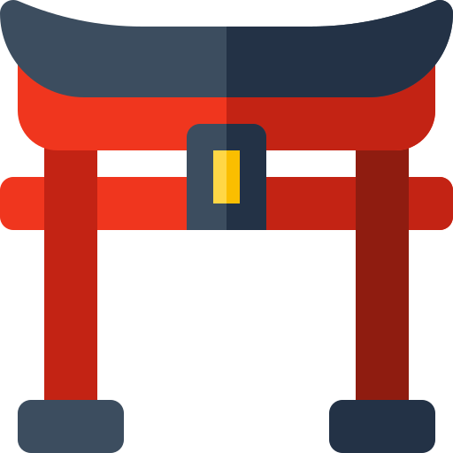 Puerta torii icono gratis