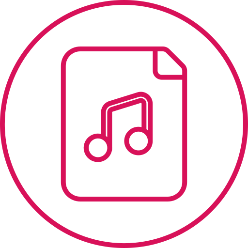 archivos de música icono gratis