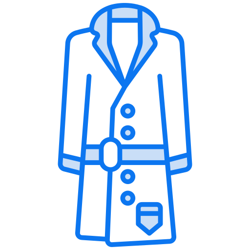 trench-coat Icône gratuit trench-coat Icône gratuit