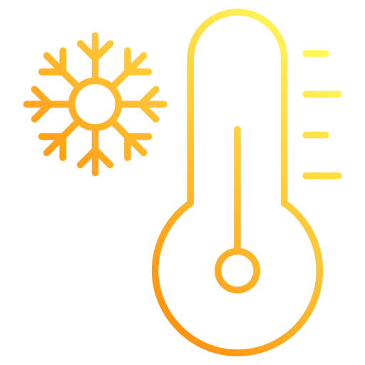 temperatura de congelación icono gratis