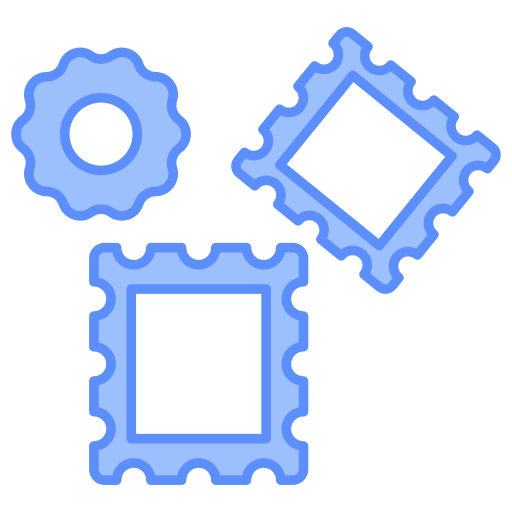 Stamp collecting free icon
