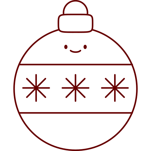 boule de noël Icône gratuit