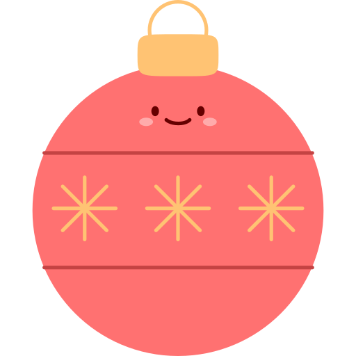 bola de navidad icono gratis