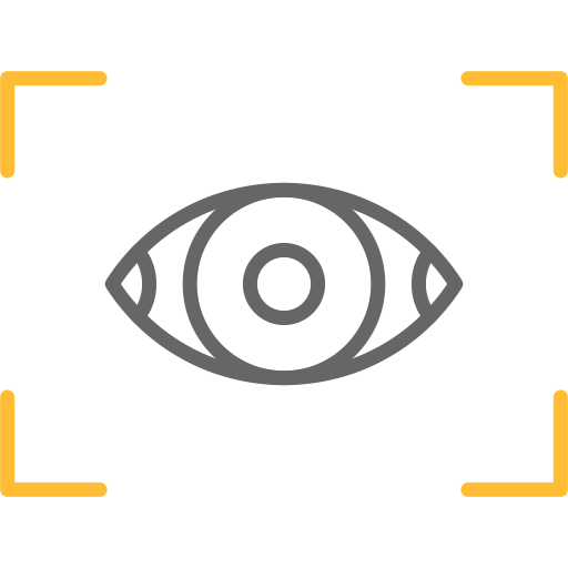 visión icono gratis