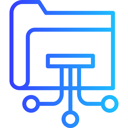 Share folder free icon Share folder free icon