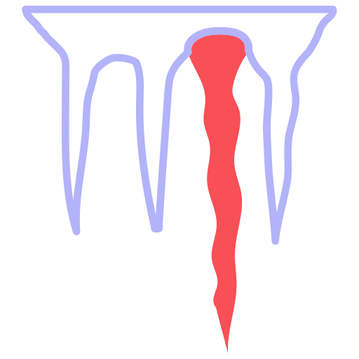 carámbano icono gratis