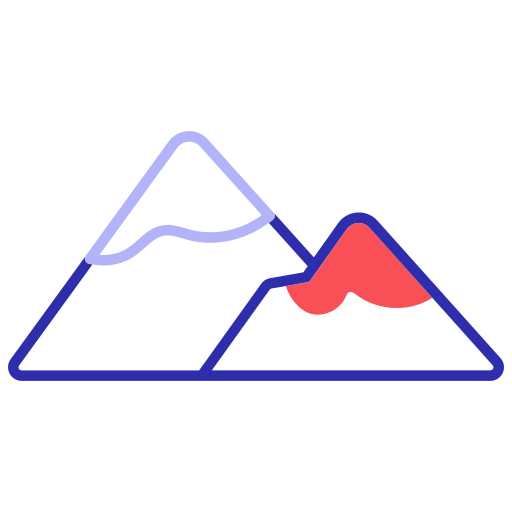 montagnes Icône gratuit montagnes Icône gratuit