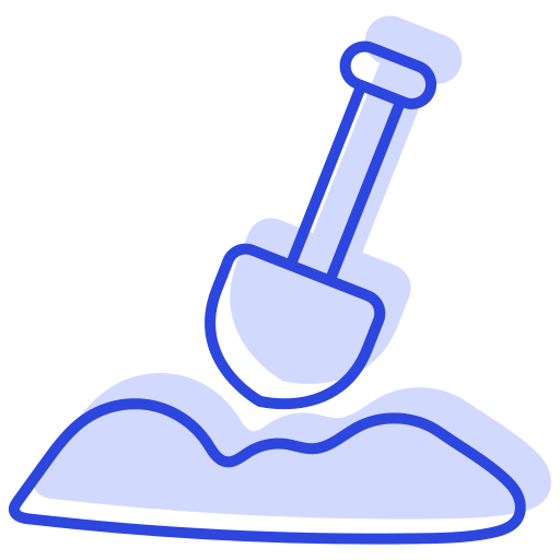 montones de nieve icono gratis