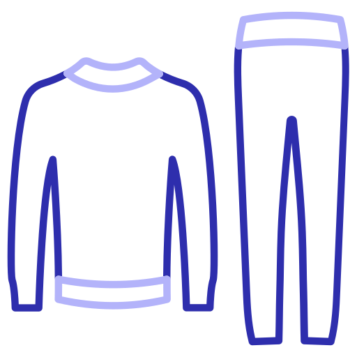 roupas térmicas grátis ícone