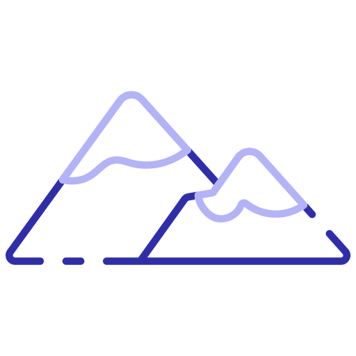 montañas icono gratis