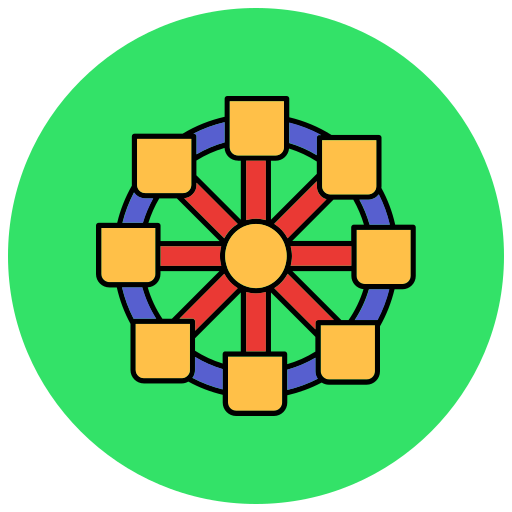 grande roue Icône gratuit