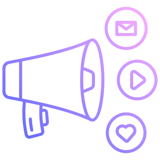 marketing de contenidos icono gratis