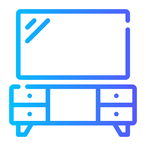 soporte de tv icono gratis