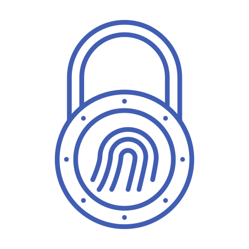 huella dactilar icono gratis
