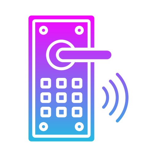 cerradura inteligente icono gratis