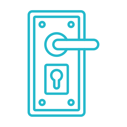 Door handle free icon
