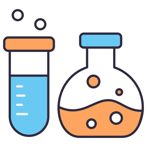 matraz químico icono gratis