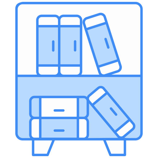 estantería de libros icono gratis