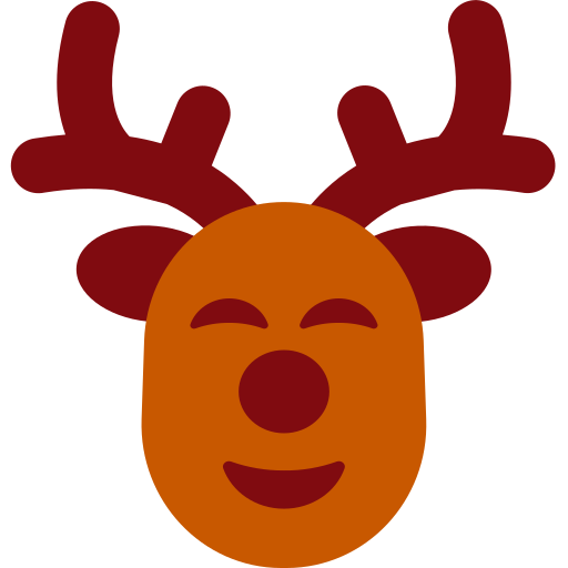 reno de navidad icono gratis