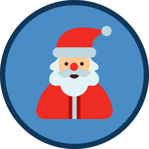 papá noel icono gratis