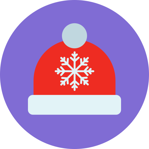 gorro de papá noel icono gratis