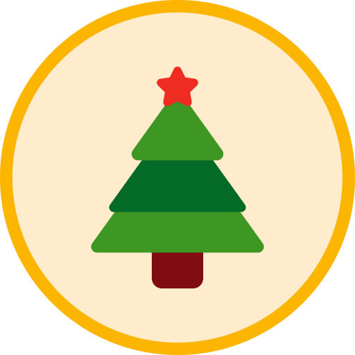 árbol de navidad icono gratis