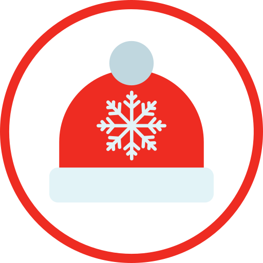 gorro de papá noel icono gratis