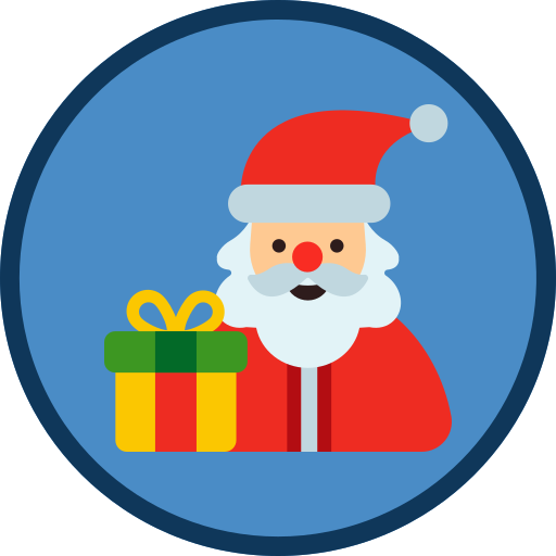 papá noel icono gratis