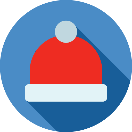 gorro de papá noel icono gratis