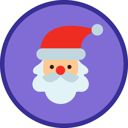 papá noel icono gratis