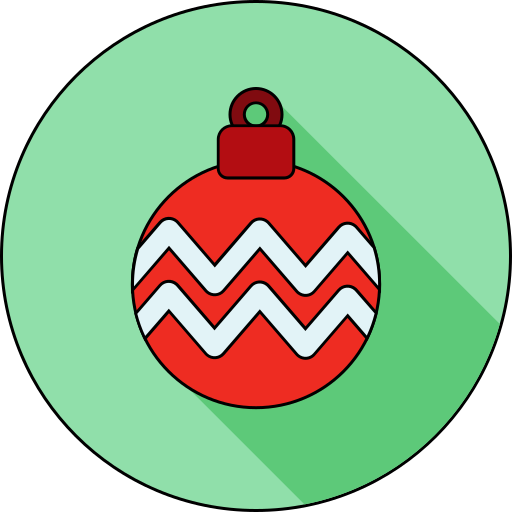 boule de noël Icône gratuit