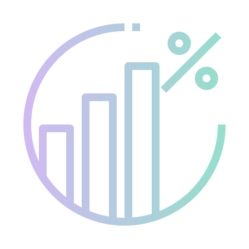 gráfico de barras icono gratis