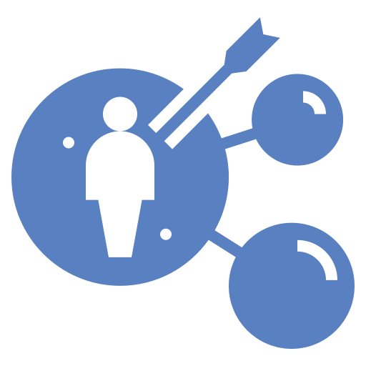Target marketing free icon Target marketing free icon