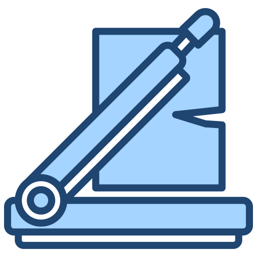 Paper cutter free icon
