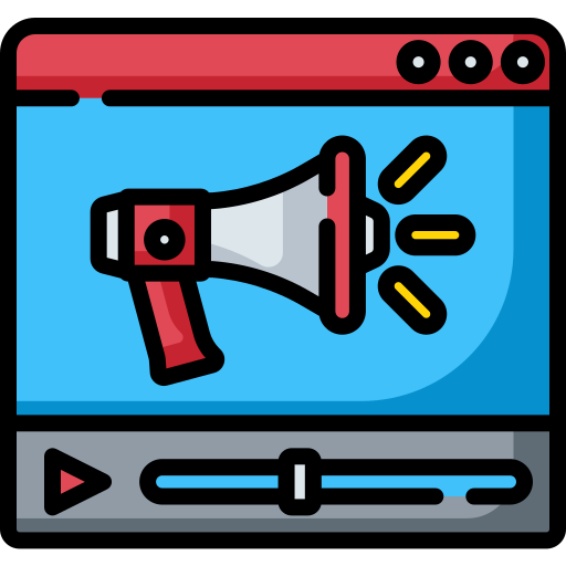 video marketing icono gratis