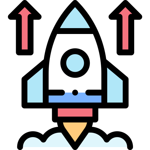 Startup Detailed Rounded Lineal color icon