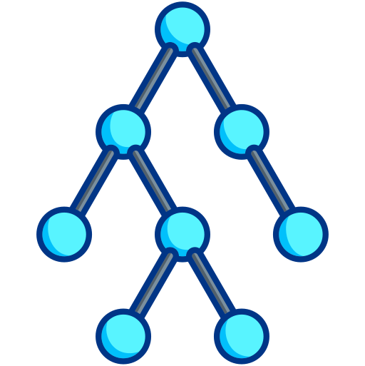 Árbol de decisión icono gratis