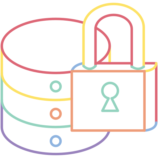 privacidade de dados grátis ícone privacidade de dados grátis ícone